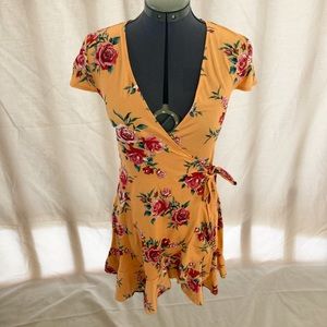 H&M Yellow Floral Dress